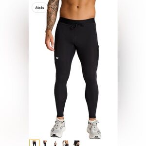 Men's Black Performance Training Tights